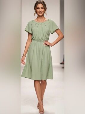 NWT - Hem & Thread 100% Viscose Dress